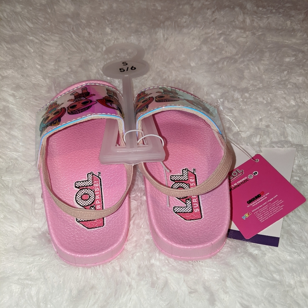 Nwts LOL surprise! Toddler girl slides/sandals - Picture 10 of 13